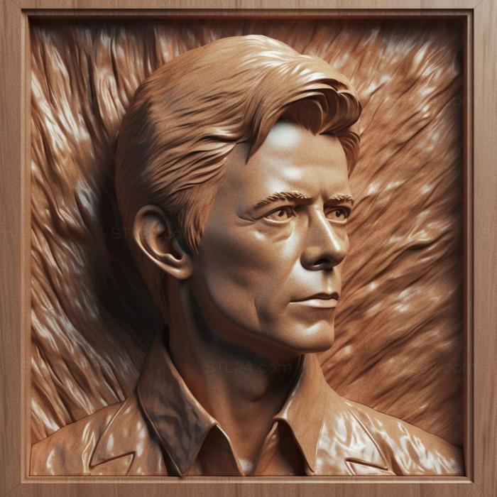 Famous (David Bowie 1, 3DFMS_8184) 3D models for cnc